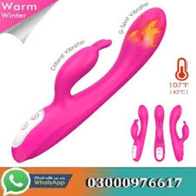 Silicone Rabbit Heating Vibrator In Pakistan