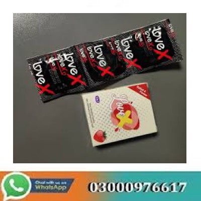 Love X Dotted And Flavour Condom Pakistan