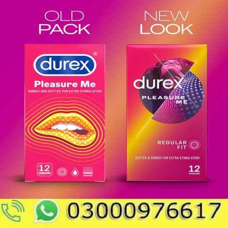 Durex Uk Pleasure Me Ribbed And Dotted Condom