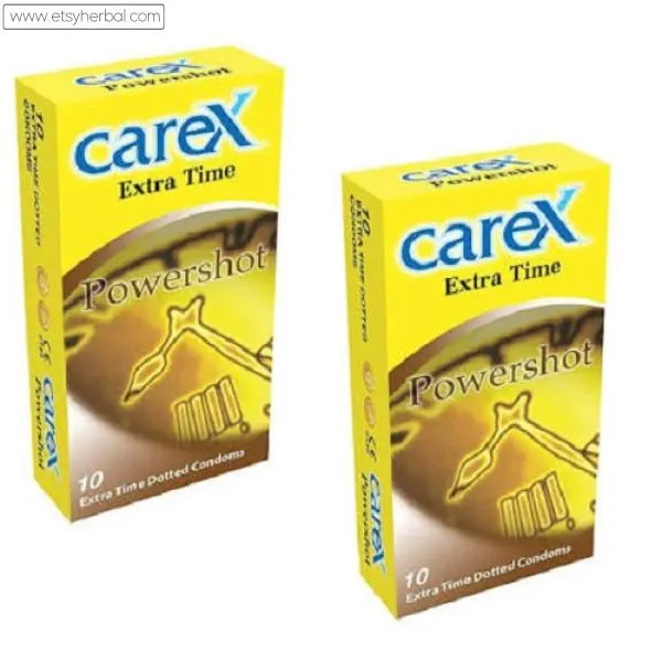 Carex Powershot Extra Time Condoms