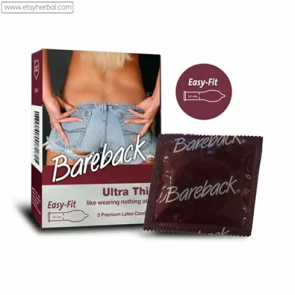 Life Style Bareback Ultra Thin Condom 3-Pack