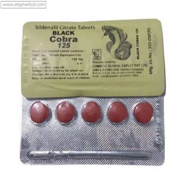 Black Cobra 5 Tablets - 150Mg