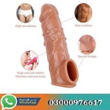 Penis Extender Ball Stretcher Sleeve Condom