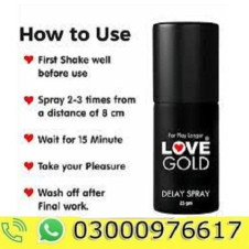 Love Gold Delay Spray In Pakistan